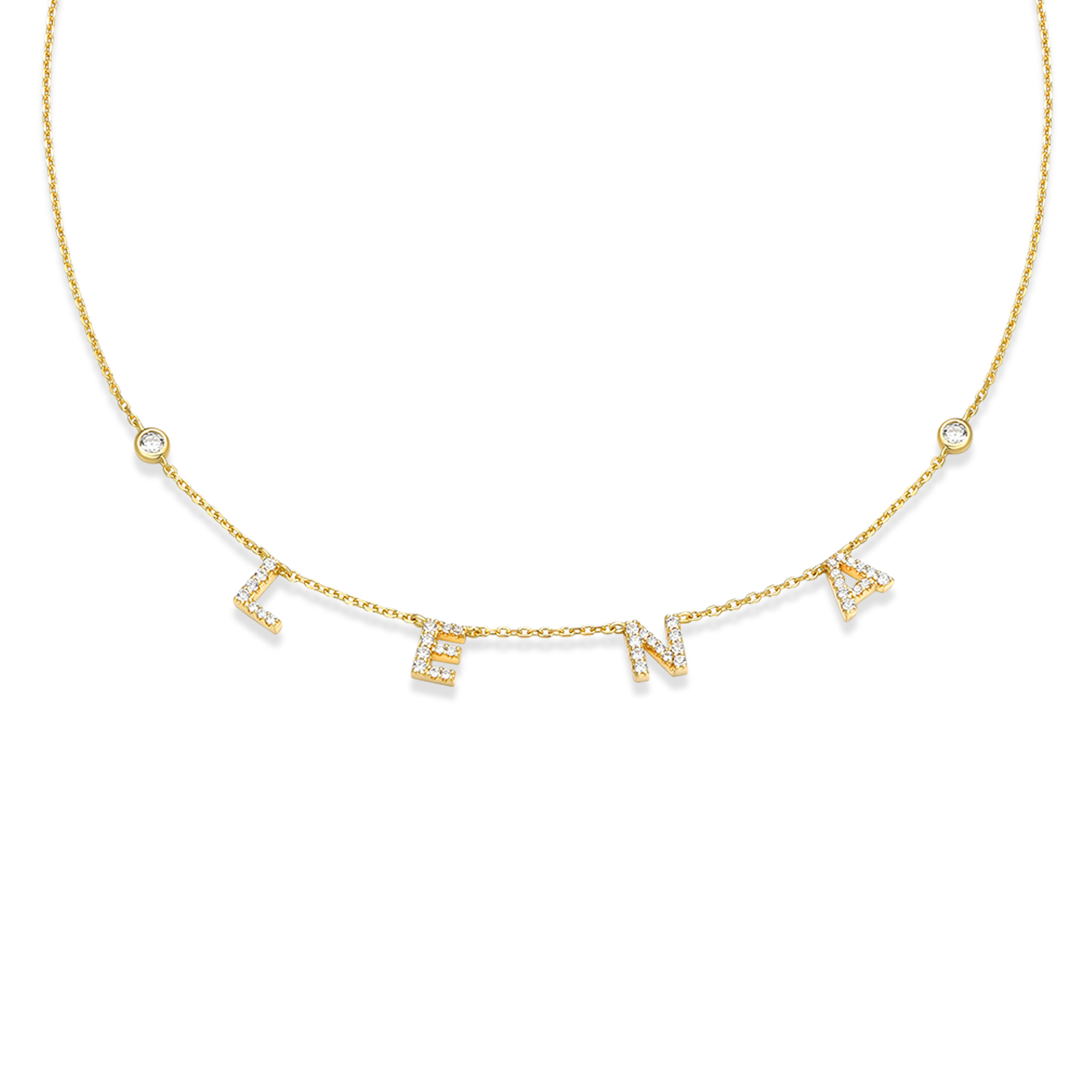 Luxe Letter Necklace SS25N004L OPJ Studio