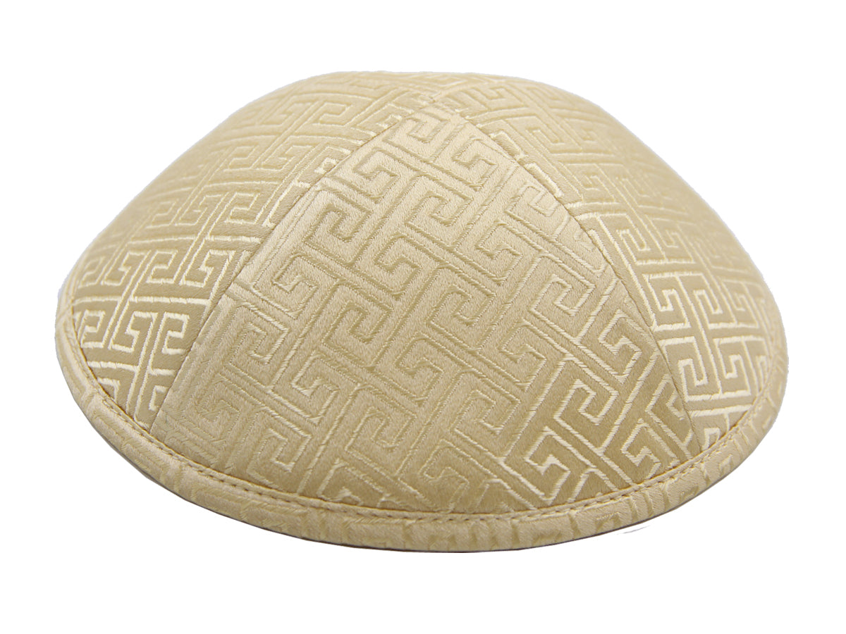 Brocade Kippot Gold Jessy Judaica