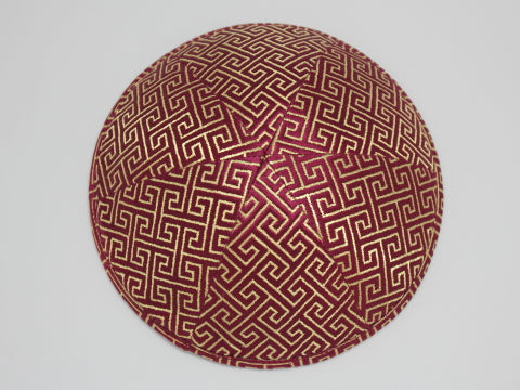 Brocade Kippot Cardinal Jessy Judaica