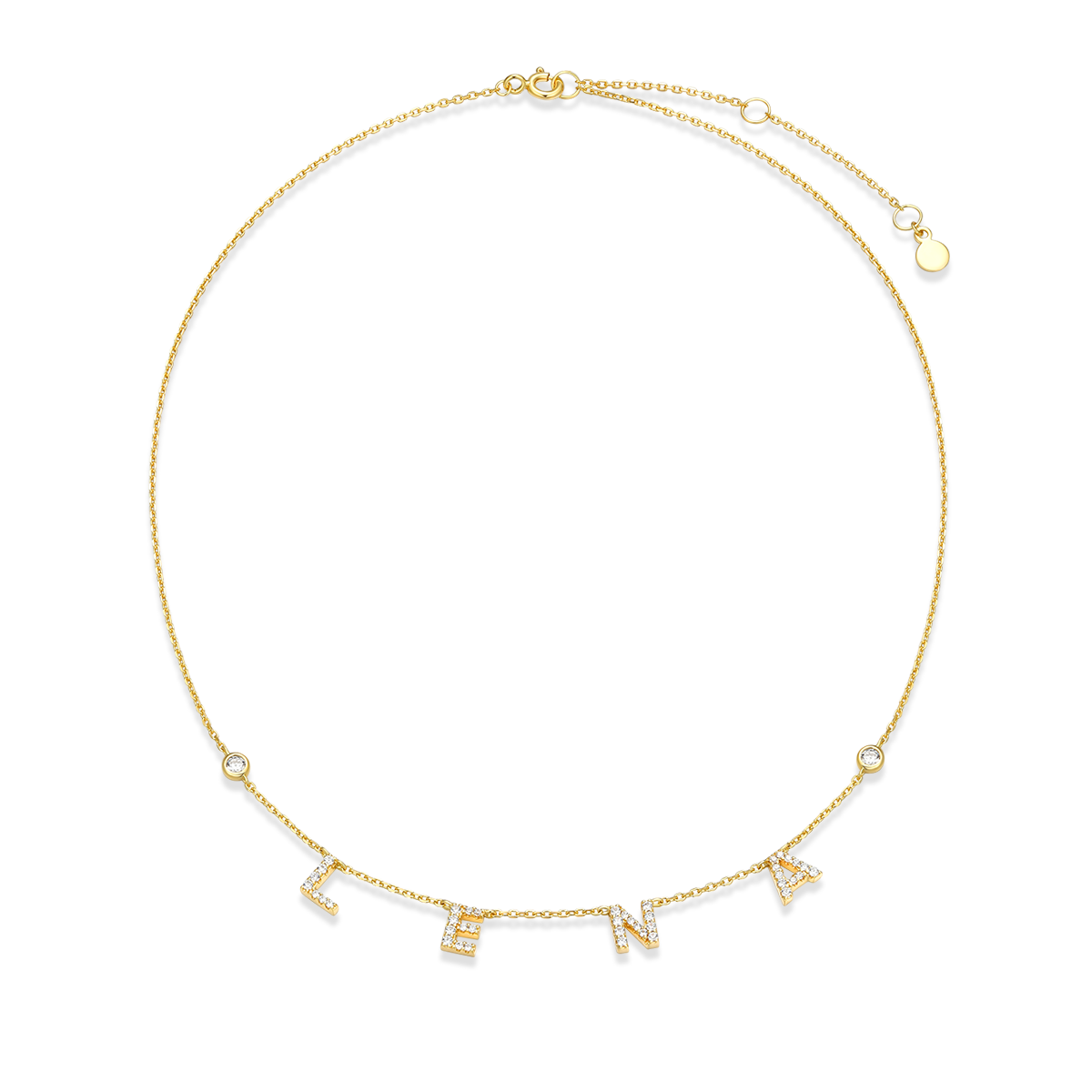 Luxe Letter Necklace SS25N004L OPJ Studio