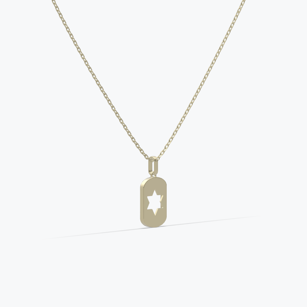 Symbol Cut Necklace Jessy Judaica