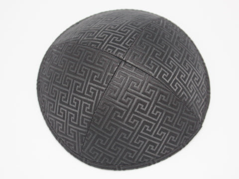 Brocade Kippot Black Jessy Judaica