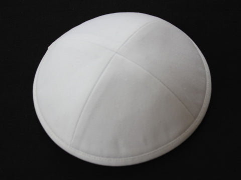 Cotton Kippot White Jessy Judaica