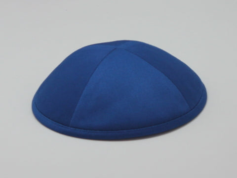 Cotton Kippot Royal Blue Jessy Judaica