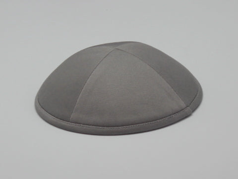 Cotton Kippot Light Grey Jessy Judaica