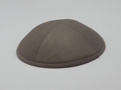 Cotton Kippot Dark Tan Jessy Judaica