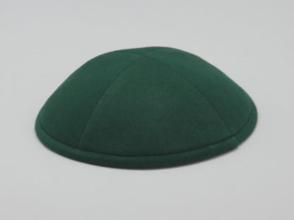 Cotton Kippot Dark Green Jessy Judaica