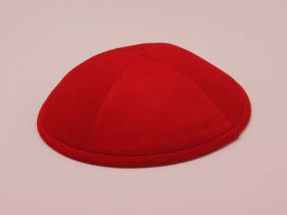 Cotton Kippot Red Jessy Judaica