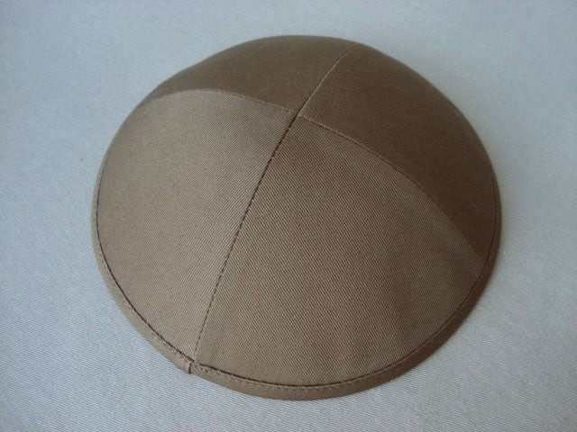 Cotton Kippot Dark Brown Jessy Judaica