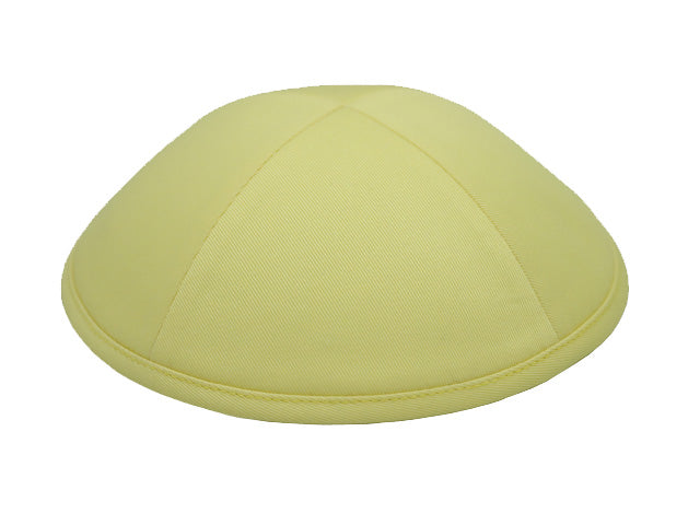 Cotton Kippot Pale Yellow Jessy Judaica