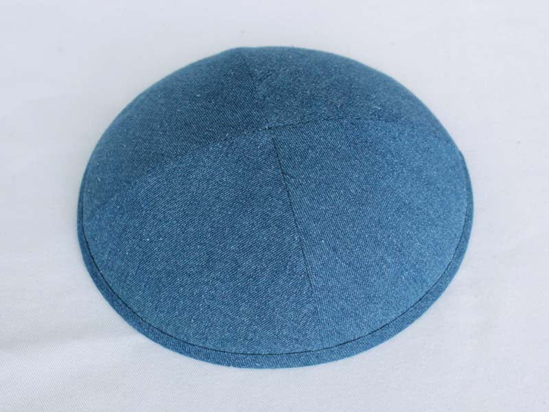 Denim Kippot Faded Navy Jessy Judaica