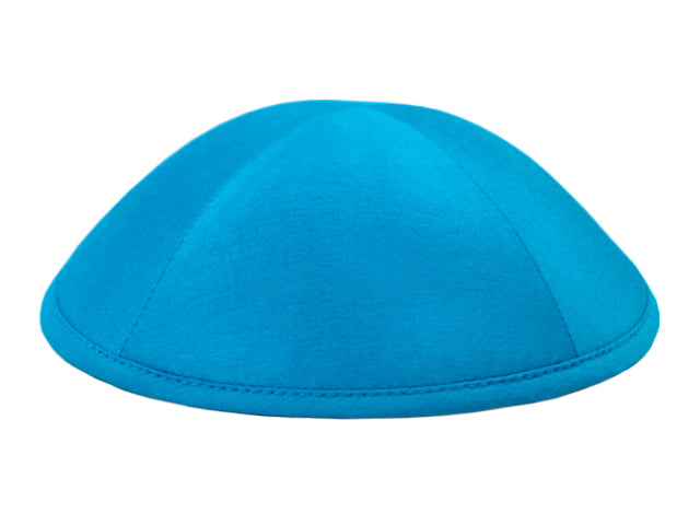 Silk Kippot Blue Jessy Judaica