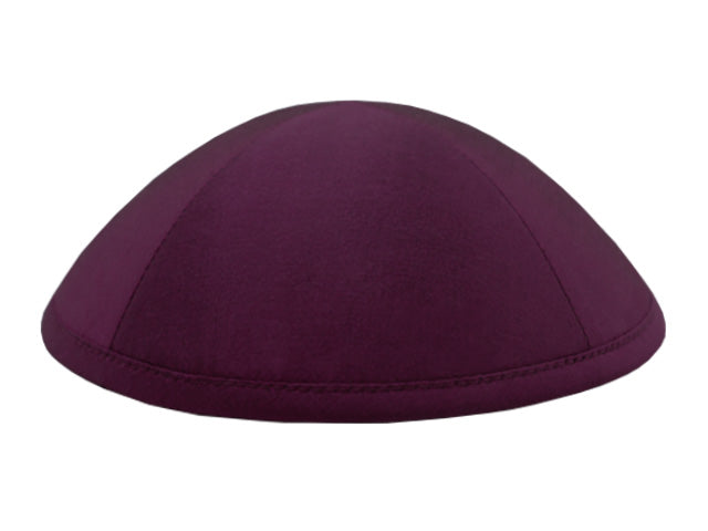 Silk Kippot Dark Mauve Jessy Judaica