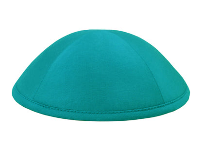 Silk Kippot Teal Jessy Judaica