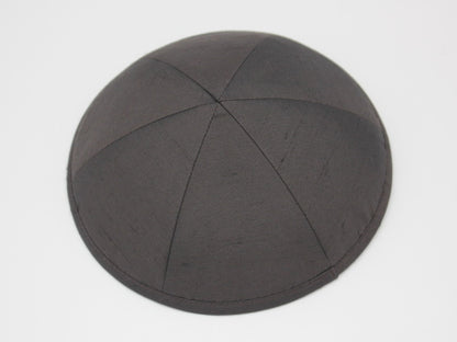 Silk Kippot Seal Brown Jessy Judaica