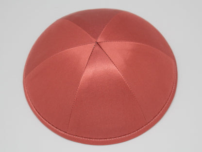 Silk Kippot Salmon Jessy Judaica