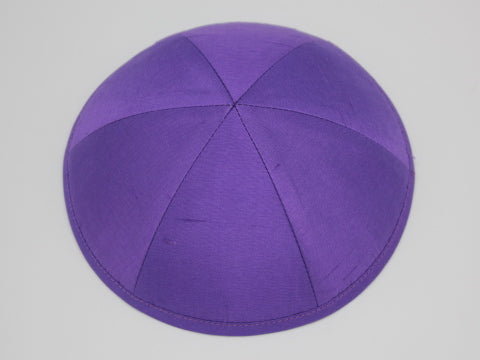 Silk Kippot Violet Jessy Judaica