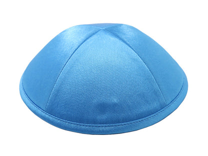 Satin Kippot Bondi Blue Jessy Judaica