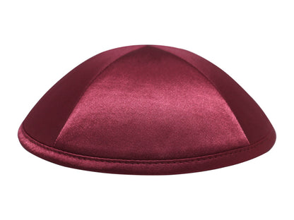 Satin Kippot Burgundy Jessy Judaica