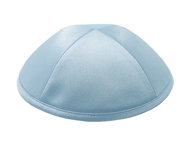 Satin Kippot Baby Blue Jessy Judaica