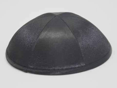 Satin Kippot Black Jessy Judaica