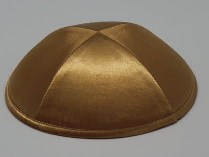 Satin Kippot Dark Champagne Jessy Judaica