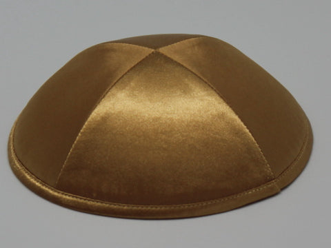 Satin Kippot Dark Champagne Jessy Judaica