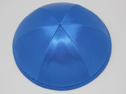 Satin Kippot Royal Blue Jessy Judaica