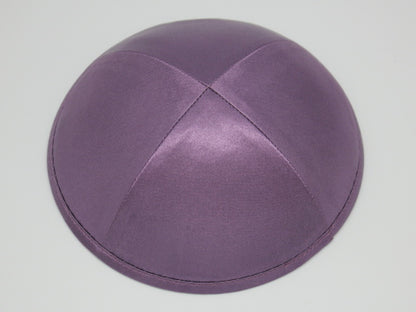 Satin Kippot Purple Jessy Judaica