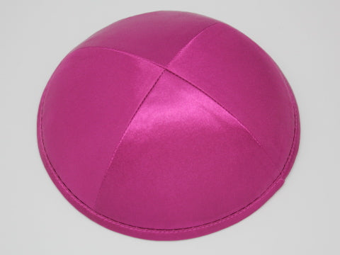 Satin Kippot Red Violet Jessy Judaica