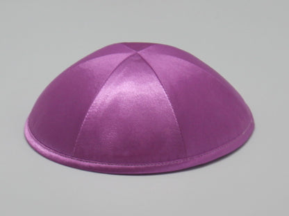 Satin Kippot Deep Lilac Jessy Judaica