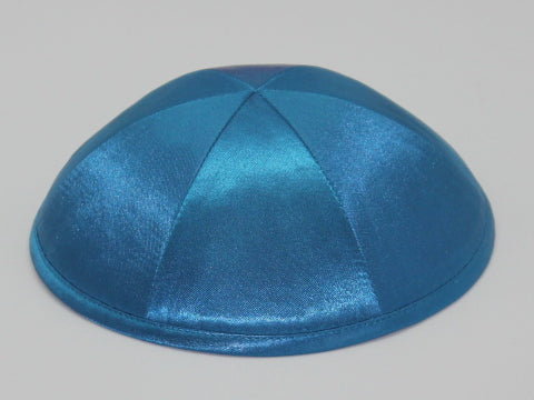 Satin Kippot Persian Blue Jessy Judaica