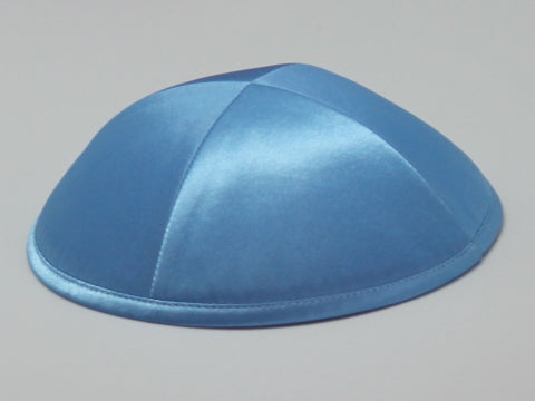 Satin Kippot Carolina Blue Jessy Judaica