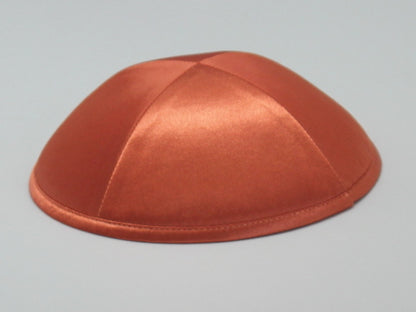 Satin Kippot Light orange Jessy Judaica