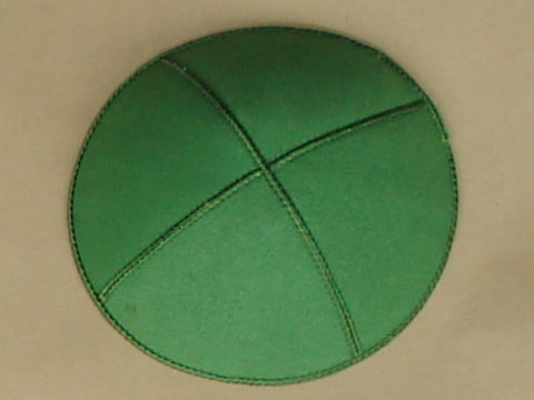 Vegan Suede Kippot-ECO Friendly Green Jessy Judaica