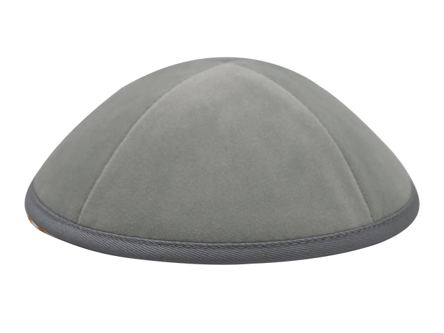 Velvet Kippot Gray Jessy Judaica